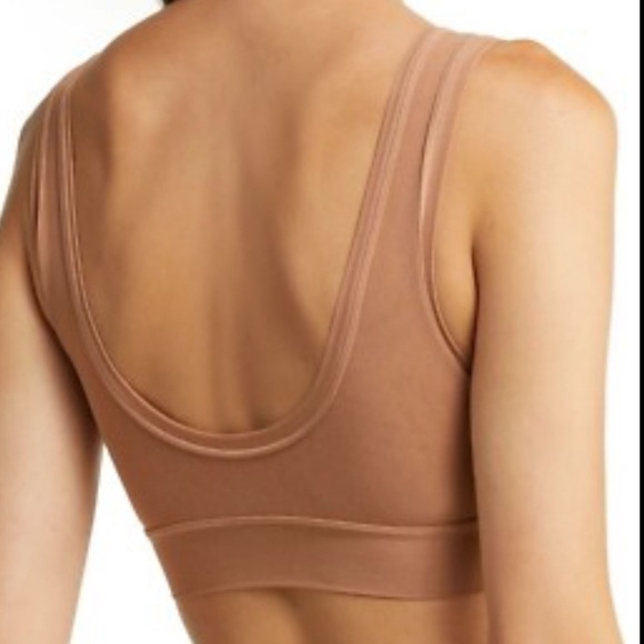 SKIMS Summer Mesh Scoop Bralette Sienna Medium - Picture 2 of 6